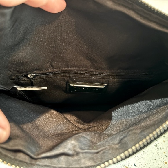 Lionel Quilted Fold Over Clutch with Studs and Rhinestones - Picture 7 of 7